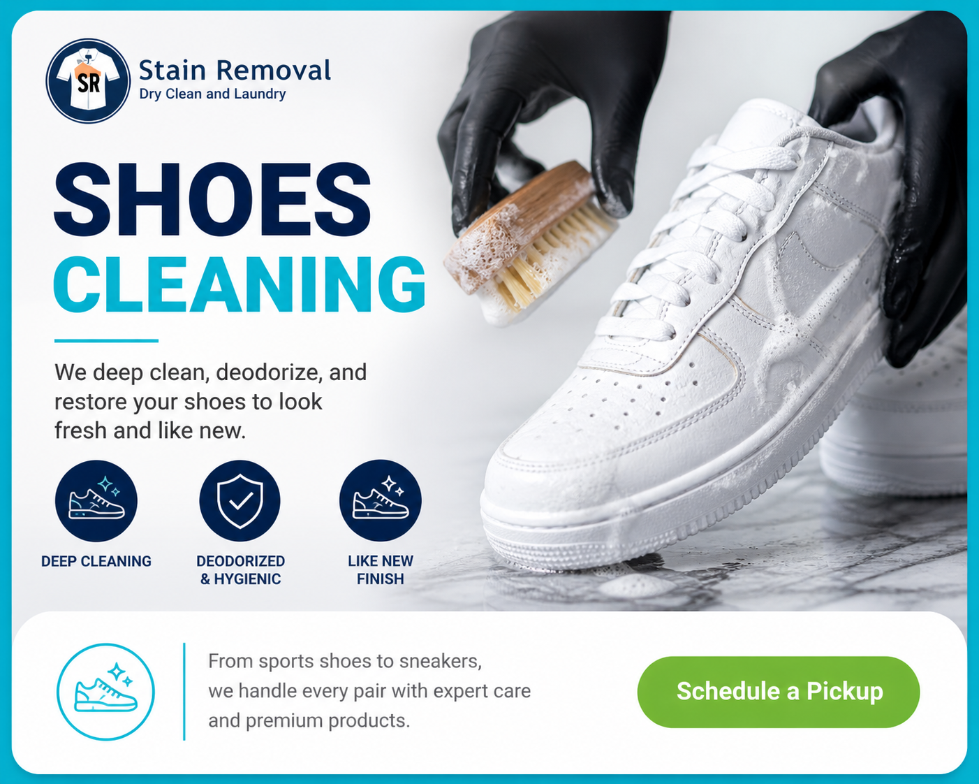 Shoes cleaning 