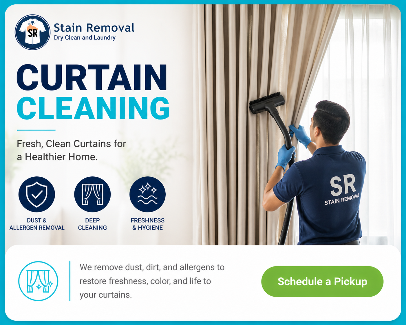 Curtain cleaning 