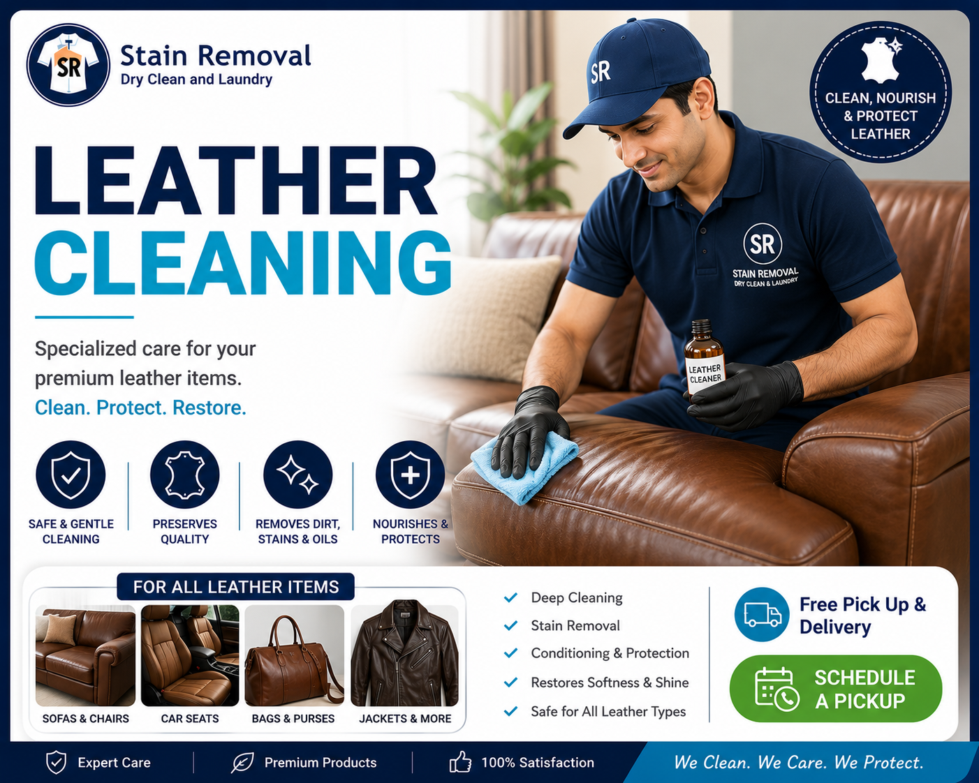 Leather cleaning 